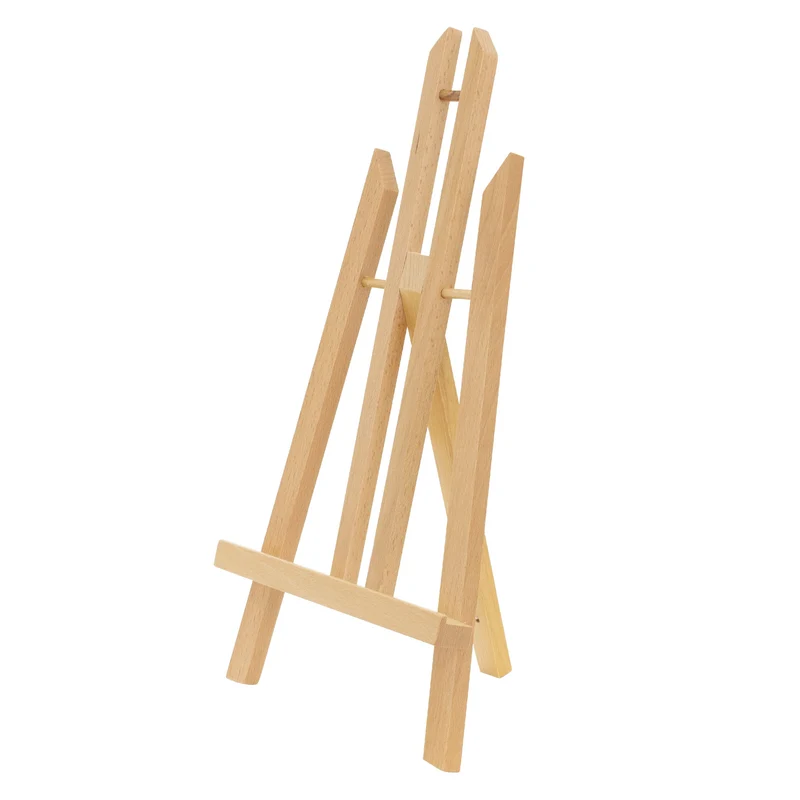 Tischstaffelei klein verstellbar 22x14x40,5 cm Braun aus Holz