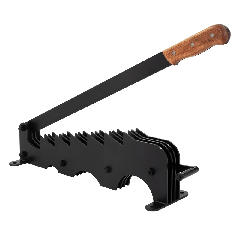Spanmesser Handholzspalter mit Holzgriff schwarzl manueller Holzspalter Wandmontage